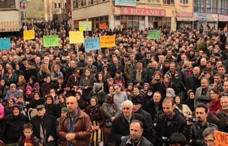 Trabzon Tonya Çimento Fabrikası projesi protesto edildi!