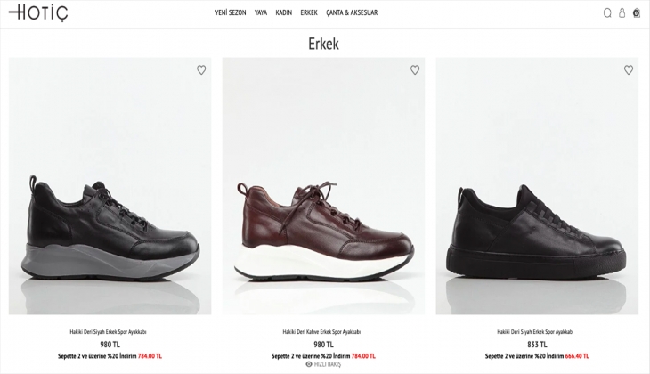 Hotiç yeni sezon ürünlerini ikinci ürüne yüzde 20 indirimle keşfedin! İşte 26 Eylül 2022 fiyat listesi