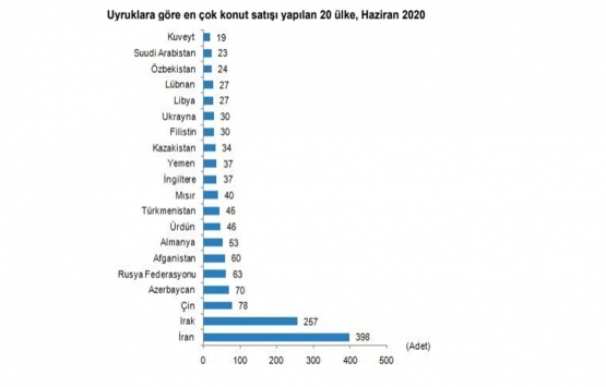 2020 Haziran da 190 bin 12 konut satıldı!