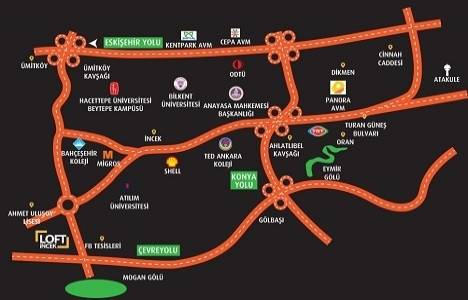 Akfen İncek Loft adres!