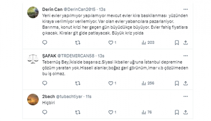 İstanbul da TOKİ mi başarılı KİPTAŞ mı? Tebernüş Kireçci sordu, vatandaş yanıtladı!