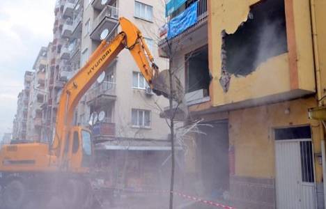 Iğdır'da kentsel dönüşüm kapsamında 12 daire yıkıldı!