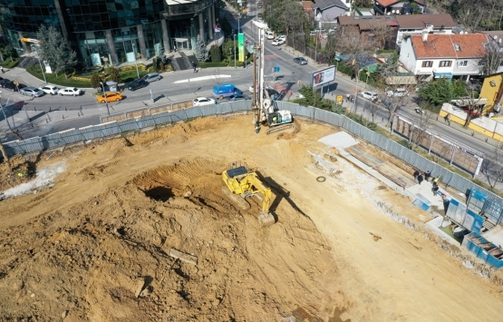 Merkez Bankası nın Levent teki arsasında camii inşaatı başladı!