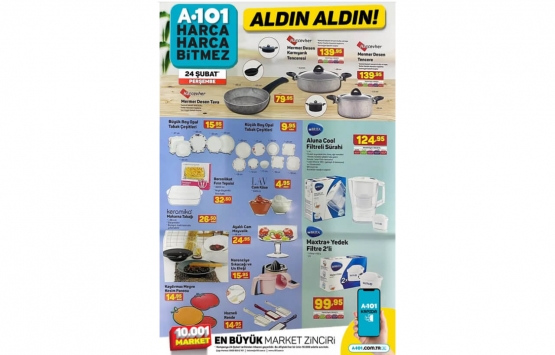 A101 24 Şubat 2022 kataloğu! Aldın aldın!