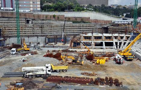 Vodafone Arena inşaatı son durum fotoğrafları!
