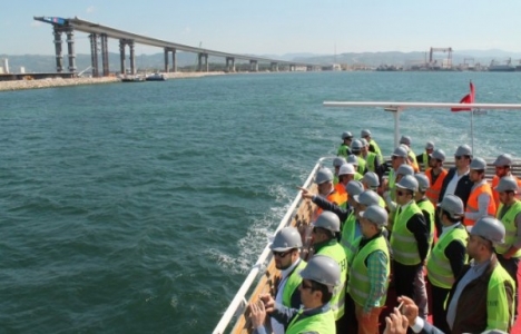 İMSİAD'tan İzmit Körfez Geçiş Köprüsü'ne teknik gezi!