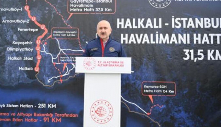 İstanbul un beklediği haber geldi! Bakan Uraloğlu, Halkalı - İstanbul Havalimanı metrosu açılışı için resmen tarih verdi