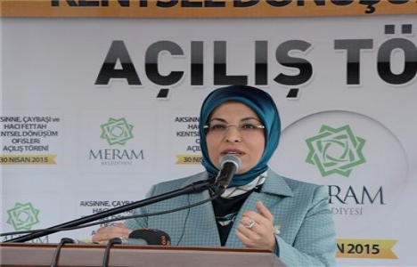 Fatma Toru: Meram'da kentsel dönüşüm projelerini gerçekleştireceğiz!