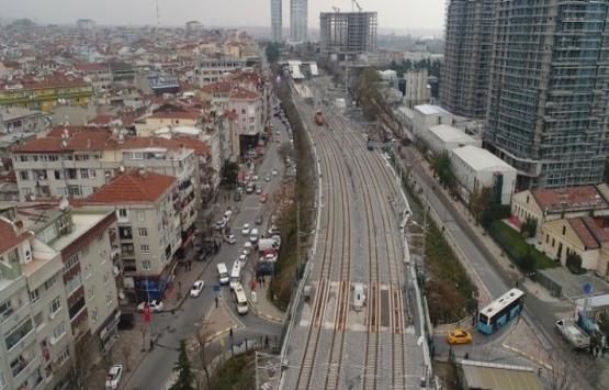 Gebze-Halkalı banliyö hattı havadan görüntülendi!