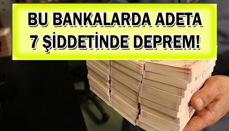 Bu bankalarda 7 şiddetinde deprem! İş Bankası, Akbank, Yapı Kredi tek tek açıkladı, duyanın adeta dünyası karardı!