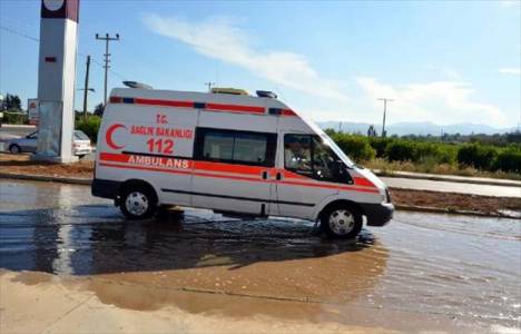 Silifke'de hastanenin atık suyu sokağa akıyor!