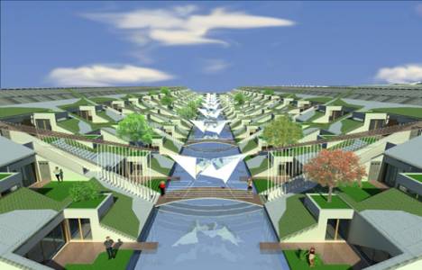 Düzce'de inşaatta kalan bir aile yeni eşyalarla donatılan eve yerleştirdi!