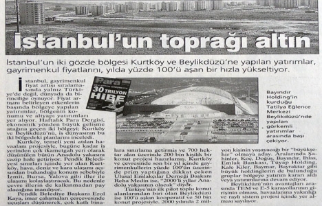 1998 yılında gayrimenkul fiyatları yüzde 100 ü aşan bir hızla yükseliyor!