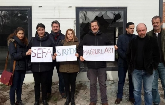 Kocaeli'de Ener Liva konut projesi mağdurları eylem yaptı!