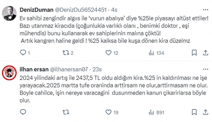 Kira krizinin asıl etkeni yüzde 25 değil: Avukattan TBK deki hükümlerin yenilenmesi, değişmesi gerekiyor açıklaması!
