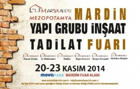 Mardin Yapı Grubu İnşaat ve Tadilat Fuarı 20 Kasım'da!