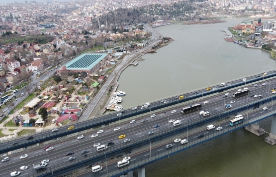 Eminönü-Alibeyköy tramvay hattı havadan görüntülendi!