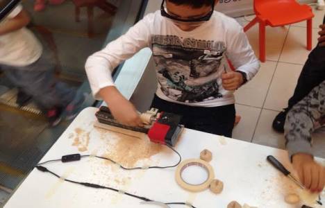 Çocuklar Ahşap Atölyesi ile yaratıcılıklarını geliştiriyor!