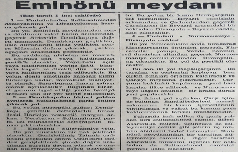 1938 yılında Eminönü nden Süleymaniye ve Sultanahmet görülebilecek!