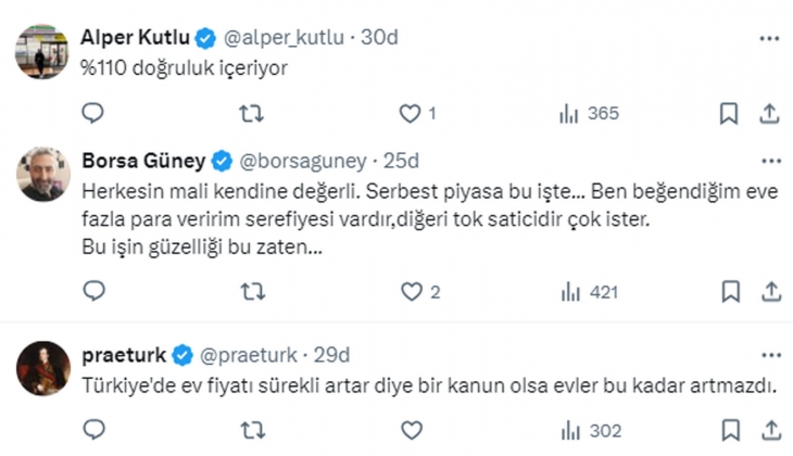 Faiz düşünce ev fiyatlarını artıran mı fırsatçı, faiz düşünce evi düşük rakamla almak isteyen mi?