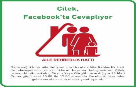 Çilek, Facebook’ta rehberlik hizmeti veriyor!