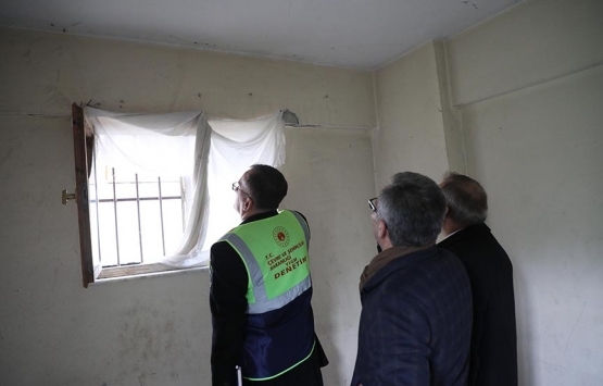 Rize de tahliye edilen 8 katlı binada inceleme yapıldı!