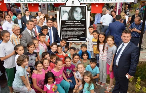 Manisa Özgecan Aslan Parkı açıldı!