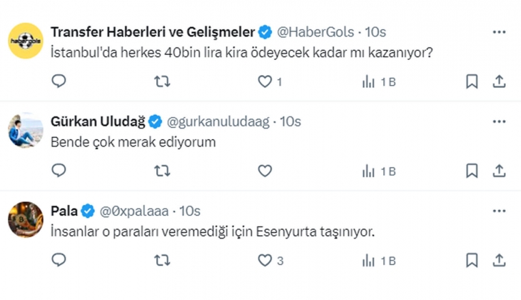 2+1 eli yüzü düzgün evlerin kirası 40 bin TL den başlıyor! İstanbul un pahalılığına isyan!