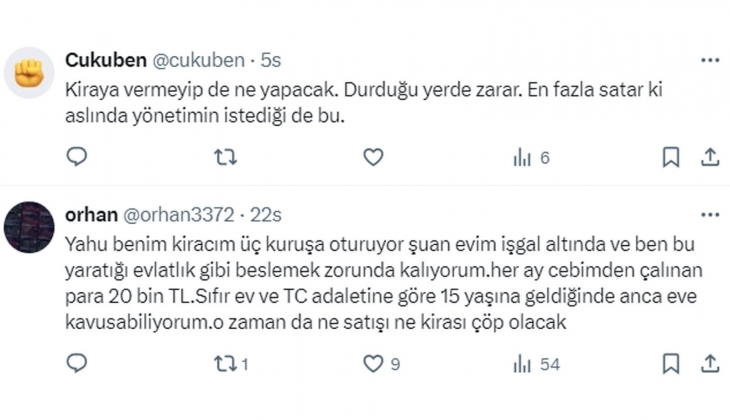 Ev sahipleri boş evden vergi alınsa da tekrar kiraya vermek istemiyor!