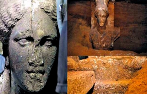  Amfipolis anıt mezar kazılarında iskelet bulundu!