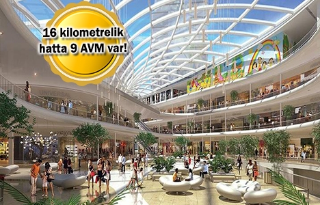  İstanbul'da 2 kilometreye bir AVM düşüyor!