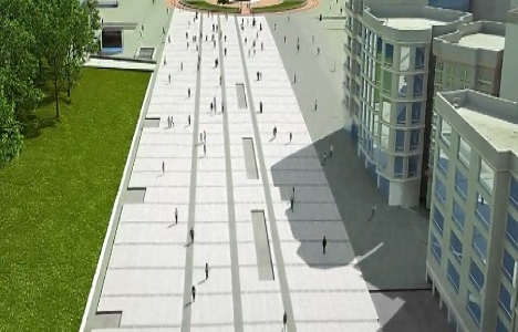 Taksim Meydanı çalışmalarında sona gelindi!