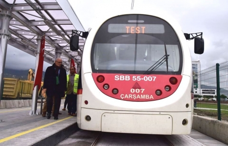 Samsun Gar - Tekkeköy raylı sistem hattı yarın açılıyor!