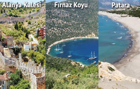 Alanya Kalesi, Patara ve Fırnaz Koyu'nun sit statüleri yenilendi!