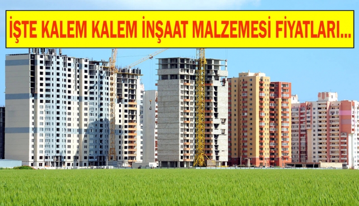 İnşaat sektöründe bomba gelişme! Maliyetler artınca, ihale iptalleri başladı! Hangi inşaat malzemesinin fiyatı kaç lira?