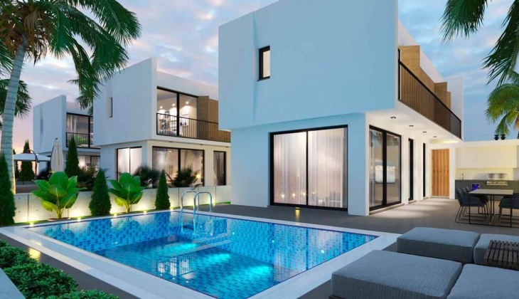 Vavilia Serenity'de teslimler Eylül 2026'da! Kıbrıs'ta lüks villalar... 