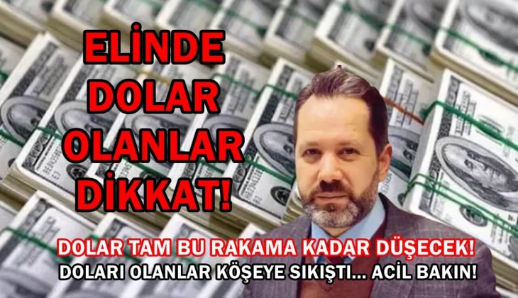 Dolar köşeye sıkıştı! Bu rakama kadar düşecek! Piyasa Kahini İslam Memiş peş peşe rakam verdi! Herkes gardını alsın!