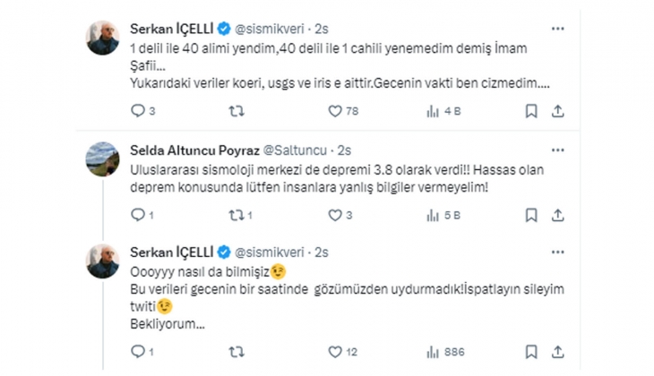 33 istasyonun 4.6 dediği dün geceki Hatay depremini, AFAD 3.7 olarak açıkladı! Uzman isim Kandilli den veri istedi!