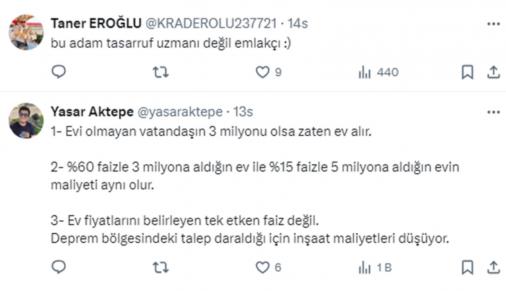 Ekonomist Mert Başaran dan çarpıcı uyarı: Ev alacaklar elini çabuk tutsun, fiyatlar uçacak!