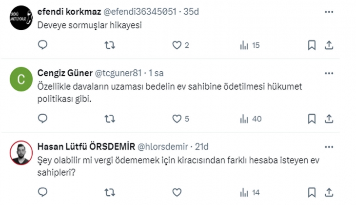 Mağdur ev sahibinden istinaf sınırı tepkisi: TÜİK in kira ortalamasıyla 70.140 TL olması lazım, şu an 28.250 TL!