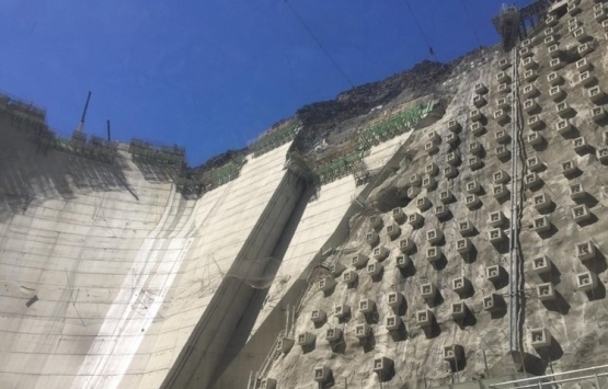 Yusufeli Barajı nda 112 metre yüksekliğe ulaşıldı!