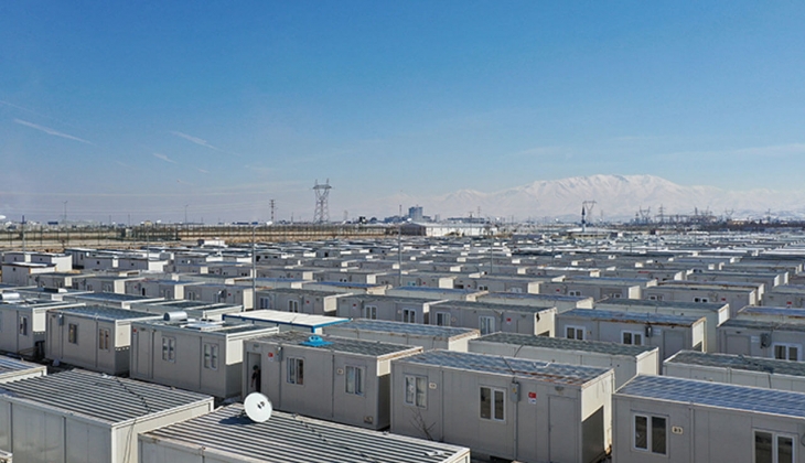 Deprem bölgelerinde 332 çadır kent ile 209 konteyner kent kurulumu yapıldı!