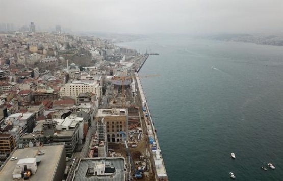 Galataport un son hali böyle görüntülendi!