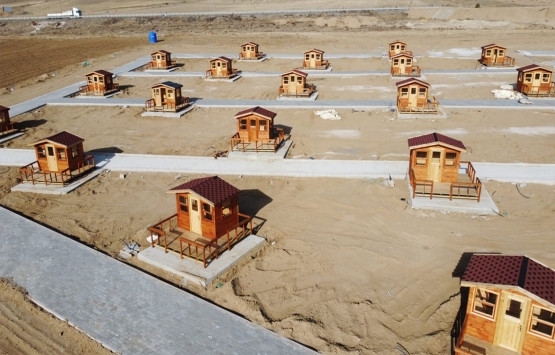 Tuz Gölü kıyısına bungalov evler inşa edildi!