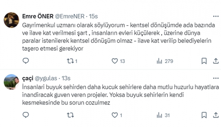 Tebernüş Kireçci sordu, vatandaş cevapladı! Nasıl bir kentsel dönüşüm uygulaması sorunları çözer?