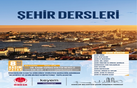Esenler Şehir Dersleri bugün başlıyor!