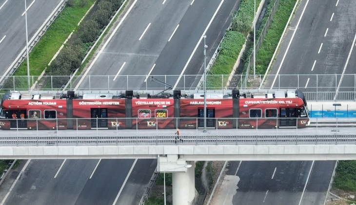 Karşıyaka ve Çiğli yi birleştiren tramvay hattı yarın açılıyor!