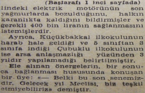1959 yılında Samatya nın ilçe yapılması istenmiş!