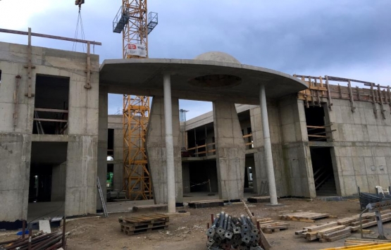 Almanya daki 7 kubbeli caminin inşaatı yükseliyor!