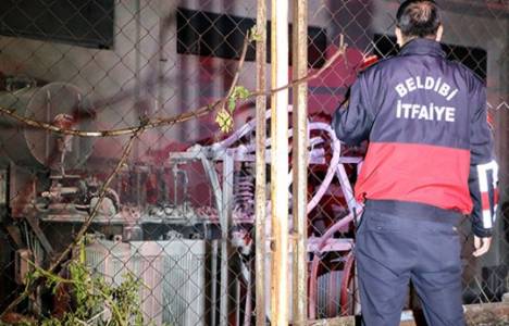 Marmaris'teki trafo merkezinde yangın çıktı!